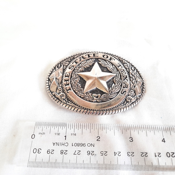 The state of Texas belt buckle - Picture 2 of 3
